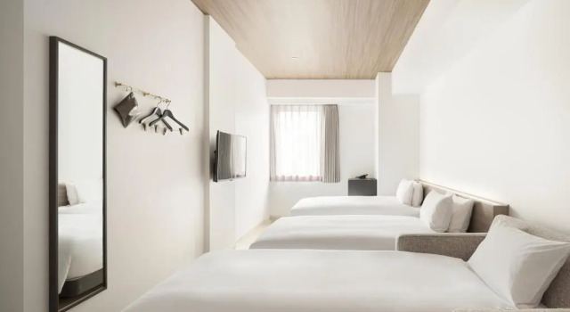Трёхместный номер Universal Nest Hotel Hiroshima Ekimae