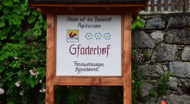 Agriturismo Gfaderhof Ferienwohnungen