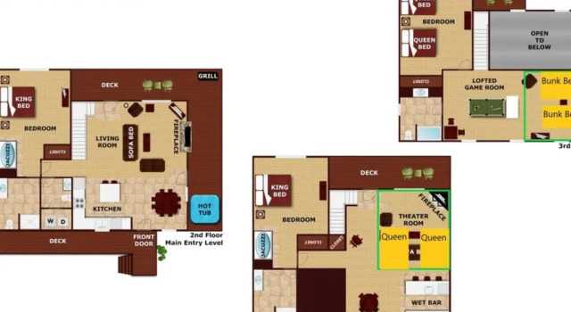 Вилла Mountain view 5 bdrm Gatlinburg Cabin near downtown Arts