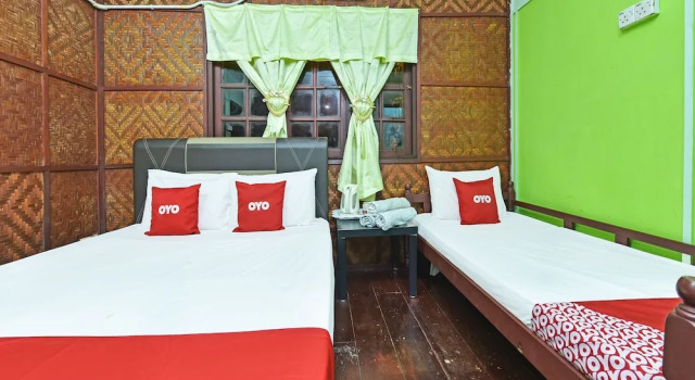 Трёхместный номер Deluxe OYO 90620 Mahseer Chalet