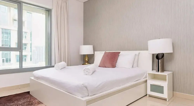 Bellavista-1BR Annex-PartialFountainView, Забронировать Апартаменты/квартира Дубай Эмират Дубай, рядом с Дубайский аквариум
