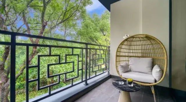 Люкс с 2 комнатами с видом на сад Weihan Resort At Xixi Wetland