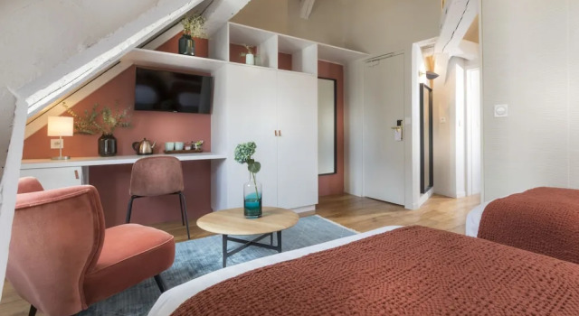 Семейный номер Standard Hôtel Jeanne dArc Le Marais