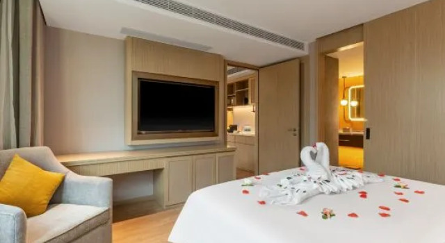 Двухместный люкс с видом на город Home2 Suite by Hilton Xishuangbanna Jinghong