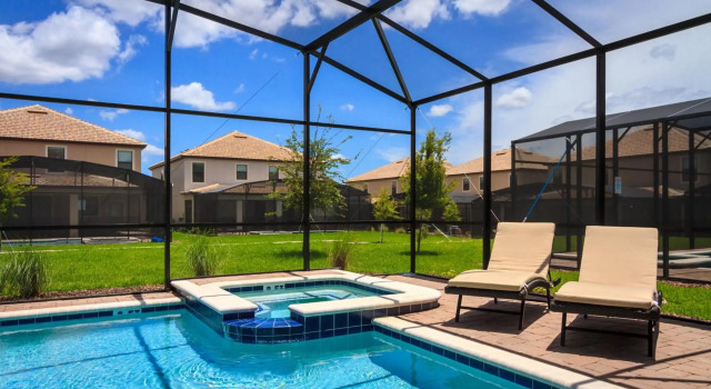 1472RF-The Retreat at Champions Gate, Buchen Sie Ferienhaus Hotels in Four Corners mit Pool, Schwimmbad