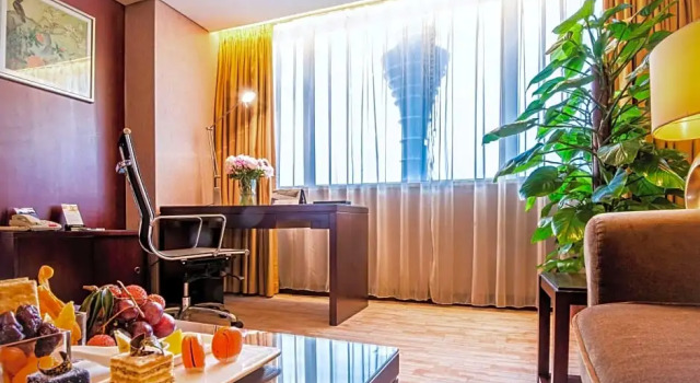 Двухместный люкс Deluxe с видом на аэропорт Pullman Guangzhou Baiyun Airport