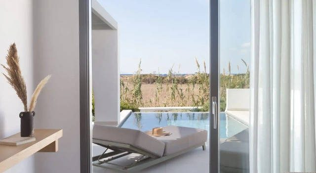 Люкс с 4 комнатами с видом на море Sundunes Hotel Naxos