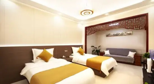 Люкс Deluxe Mount Wutai Guiyuantang Homestay (Guanghua Temple Branch)