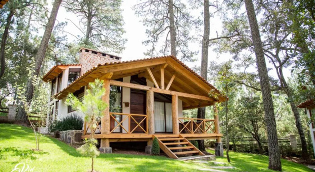 Люкс Deluxe Cabañas La Vid Del Bosque