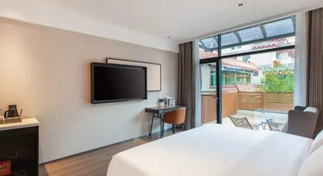 Double Suite with courtyard view YUEDUOHOTEL