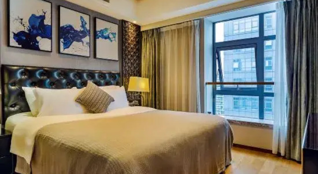 Люкс c 1 комнатой WIFC Taikoo Yunxuan International Apartment (Chunxi Road West International Financial Center Branch)