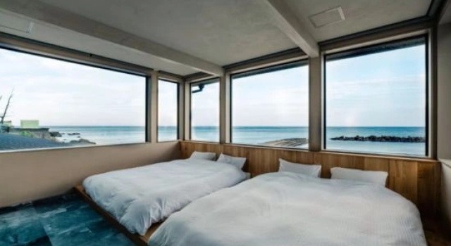 Номер Standard с красивым видом из окна UMITOMA OCEANVIEW RESORT ECHIZEN