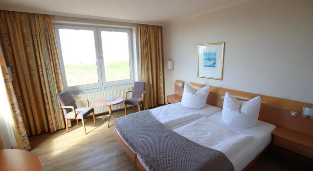 Двухместный номер Standard Strandhotel Dagebüll direkt an der Nordsee mit Restaurant