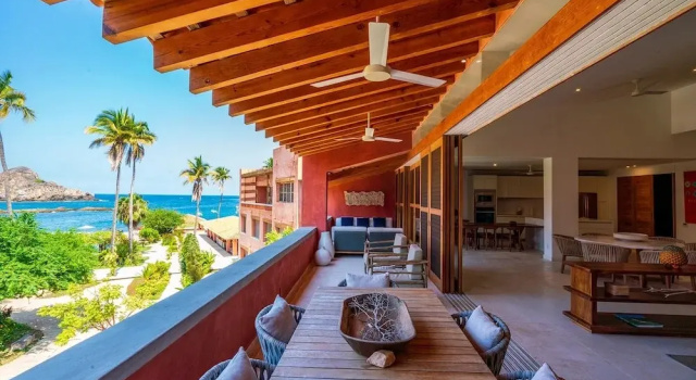 Коттедж Careyes 114 Oceanfront Luxury With a Spacious Te