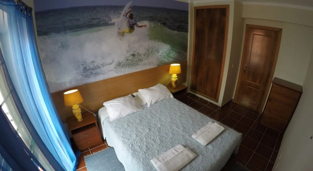 Двухместный номер Standard рядом с пляжем Supertubos Beach Hostel
