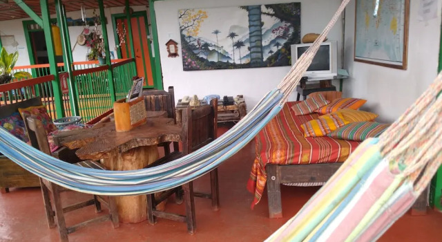 Двухместный номер Deluxe с видом на сад Hostal Estrella de Agua