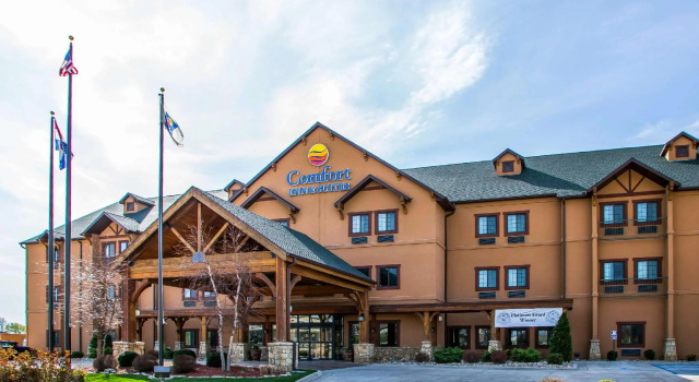 Кровать в общем номере Comfort Inn & Suites Chillicothe