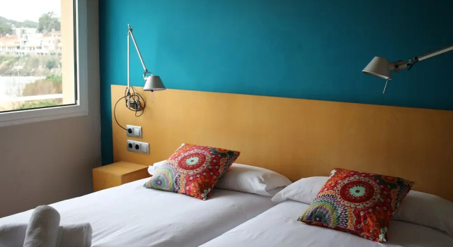 Двухместный номер Superior с балконом и с видом на море Hostal La Fosca