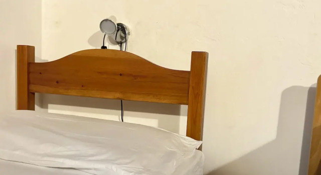 Кровать в общем номере Albergo Ristorante Ca di Veroli