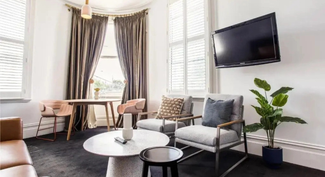 Двухместный люкс с видом на город Middle Park Hotel