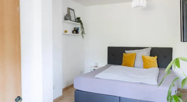 Апартаменты Appartement mit Netflix, Boxspringbett & Terrasse WE 17
