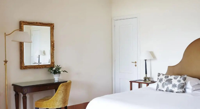 Двухместный номер Deluxe с балконом или террасой и с видом на море Grand Hotel Timeo, A Belmond Hotel, Taormina