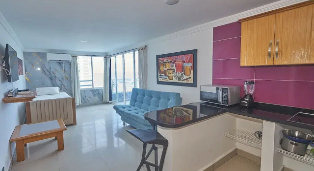 Семейные апартаменты с балконом и с видом на океан Apartamentos Bacanos