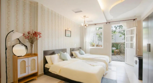 Четырёхместный номер Standard с видом на сад D House Dalat