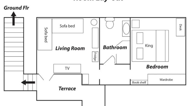 Двухместный номер Standard с видом на сад Phuttal Residence
