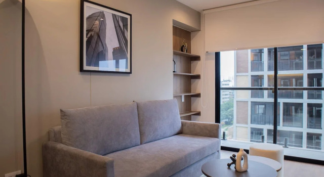 Majestic 1BR With Balcony in Miraflores, Boek Appartement Miraflores 