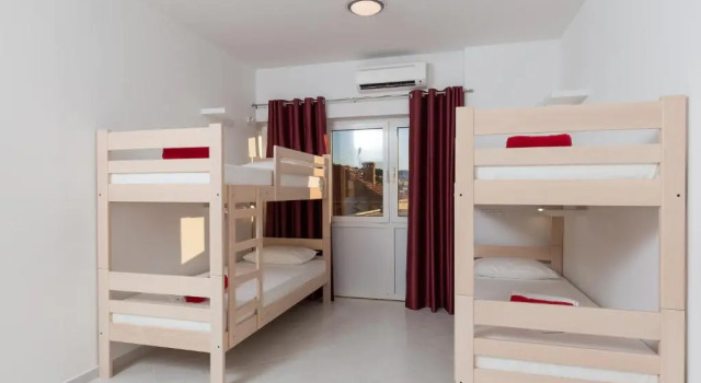 Кровать в общем номере Hostel Free Bird