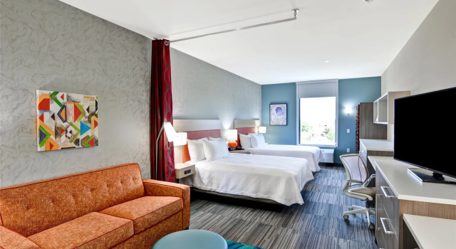 Студия Home2 Suites by Hilton OKC Midwest City Tinker AFB