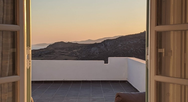 Люкс с балконом и с видом на море Naxos Aethereal View
