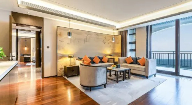 Люкс Deluxe Qingdao Golden Beach LUXURY BLUE HORIZON Hotel