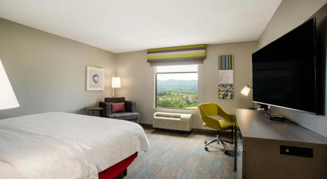 Номер Standard с красивым видом из окна Hampton Inn Elkins
