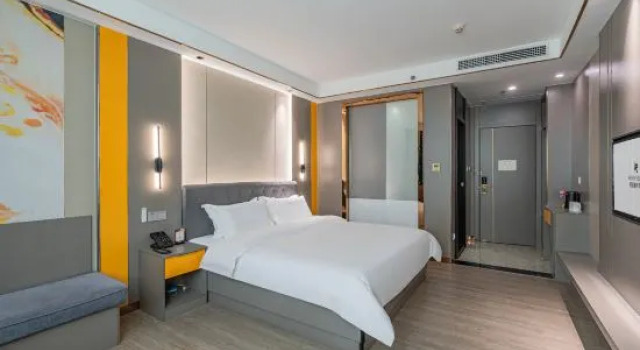 Номер Business GreenTree Inn Meizhou Meijiang District Wanda Plaza Hotel