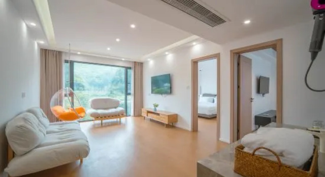 Семейный люкс с видом на реку Wuyuan style waterfront homestay