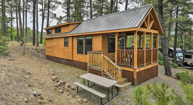 Коттедж Pagosa Springs Tiny Cabin: Fish, Hike, Ski & Soak!