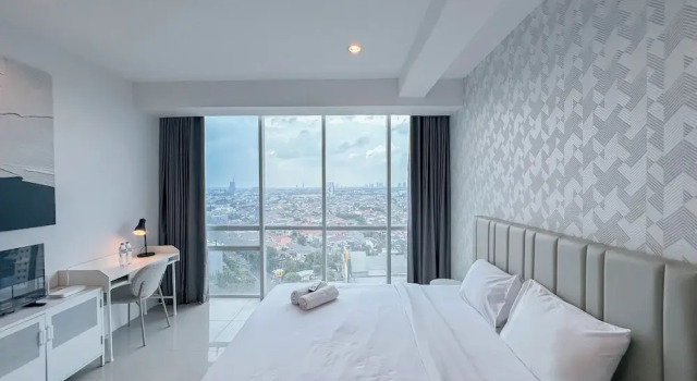Minimalist Studio (No Kitchen) At The City Square Surabaya Apartment