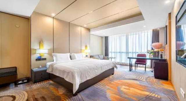 Двухместный люкс Deluxe Jinjiang Metropolo Hotel Xintai Diamond Building