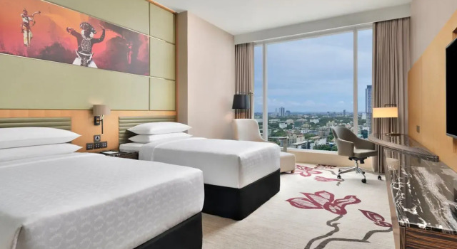 Двухместный номер Deluxe с видом на океан Sheraton Colombo Hotel