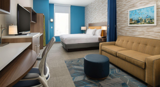 Двухместная студия Hearing Accessible Home2 Suites By Hilton Boise Downtown