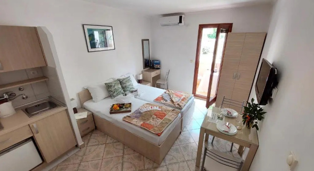 Двухместная студия с балконом и с видом на горы Apartmani Dalex