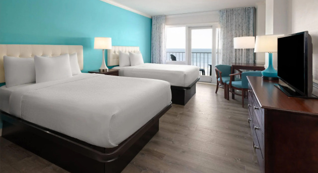 Howard Johnson Plaza by Wyndham Ocean City Oceanfront, Забронировать Отель Оушен-Сити Мэриленд