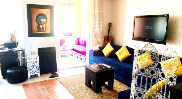 Apartment With 2 Bedrooms in Mohammedia, With Shared Pool, Enclosed Garden and Wifi Near the Beach