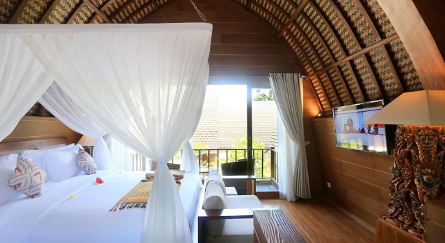 Villa 1 camera da letto con balcone e con vista Tanamas Villas Ubud by Best Deals Asia Hospitality