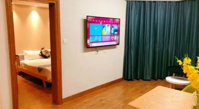 Двухместный люкс c 1 комнатой с красивым видом из окна Qingshan Inn