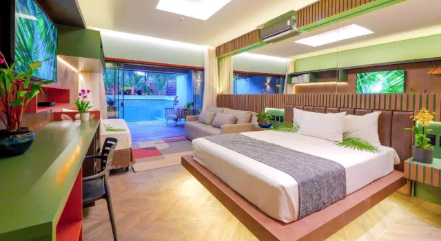 Люкс Цокольный этаж Arte da Natureza Hotel Bonito