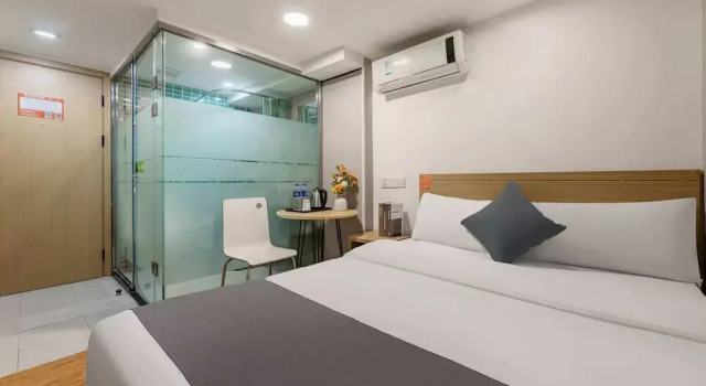 Двухместный номер Comfort Yi Mi Hotel Guangzhou Shangxiajiu Changshou Road Metro Station