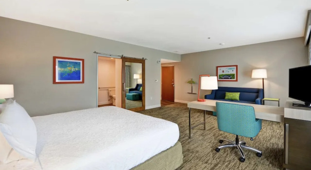 Двухместная студия Hampton Inn & Suites Grants Pass